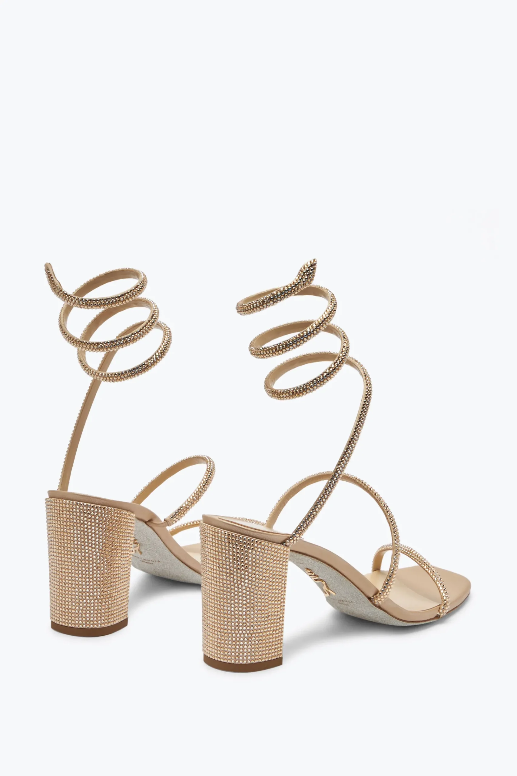 Sandali^Rene Caovilla Sandalo Cleo Con Cristalli 80 Beige