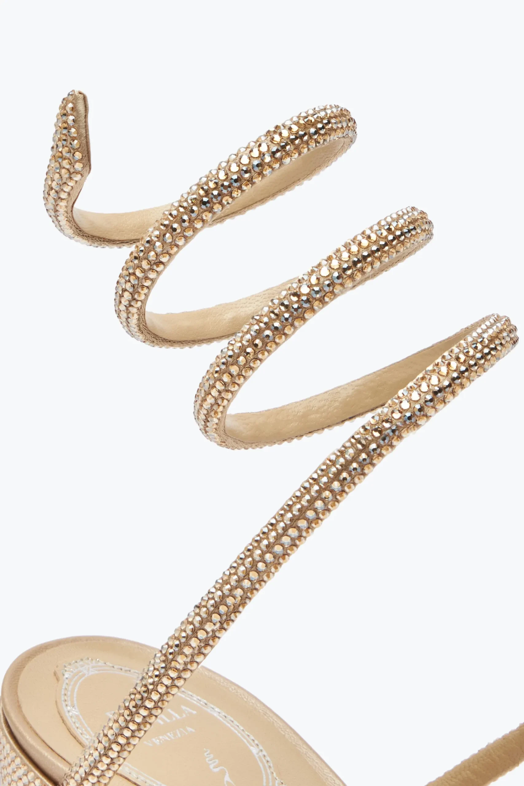 Sandali^Rene Caovilla Sandalo Cleo Con Cristalli 80 Beige