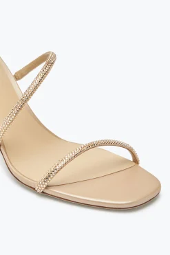 Per Le Invitate|Per Le Damigelle^Rene Caovilla Sandalo Cleo Con Cristalli 80 Beige