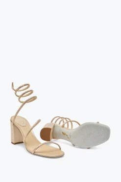 Per Le Invitate|Per Le Damigelle^Rene Caovilla Sandalo Cleo Con Cristalli 80 Beige