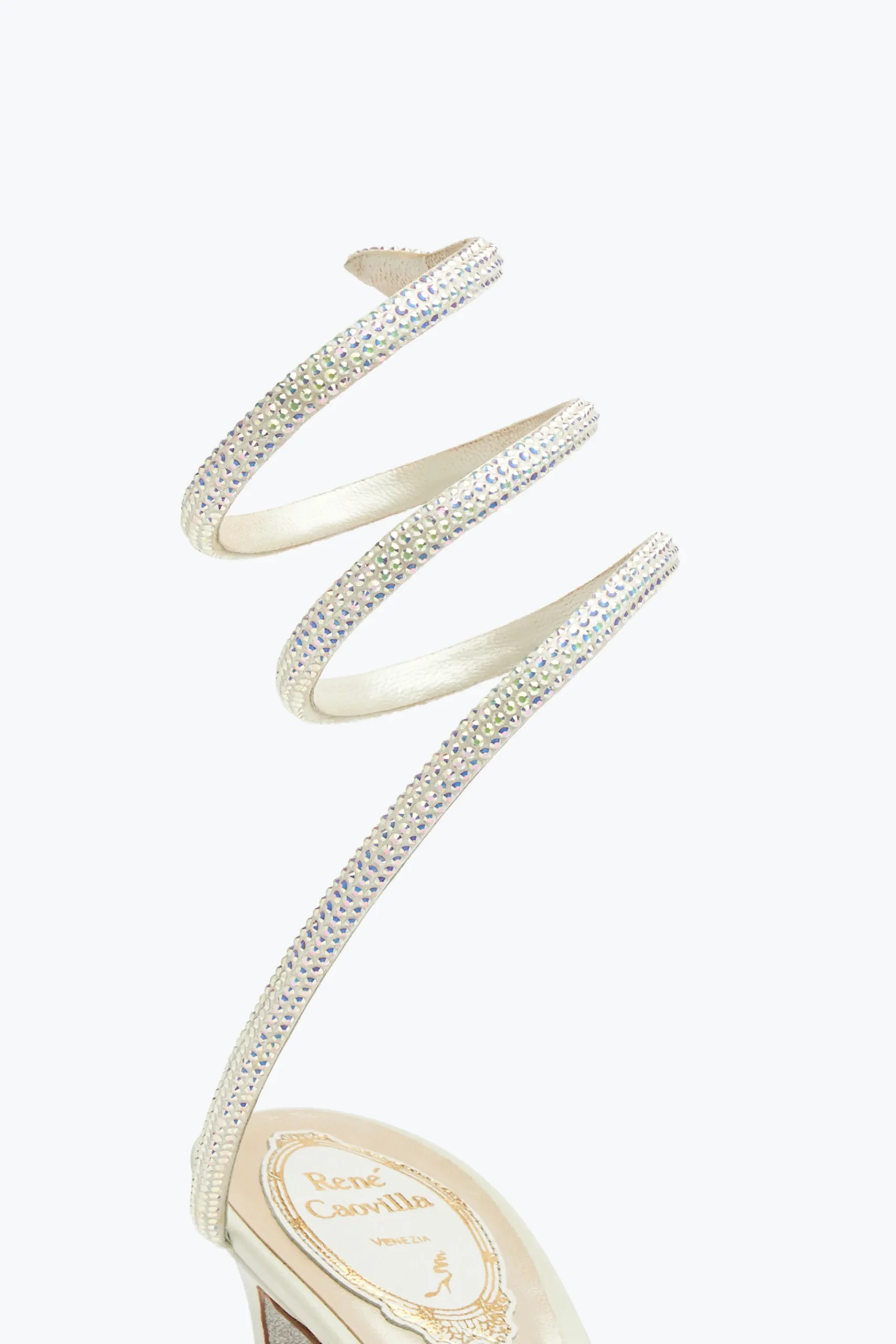 Collezione Sposa|Icone^Rene Caovilla Sandalo Cleo 80 Bianco