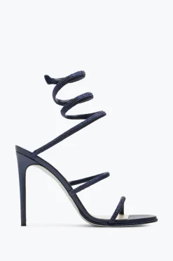 Icone|Sandali^Rene Caovilla Sandalo Cleo Notte Con Cristalli 105 Blu