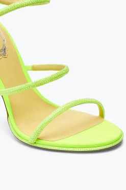 Sandali^Rene Caovilla Sandalo Cleo Fluo Con Cristalli 105 Giallo