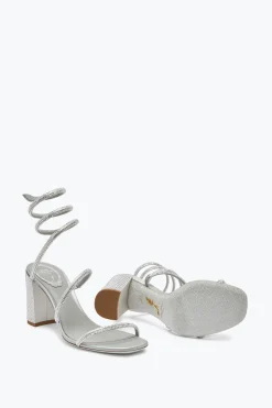 Per Le Damigelle|Sandali^Rene Caovilla Sandalo Cleo Con Cristalli 80 Grigio