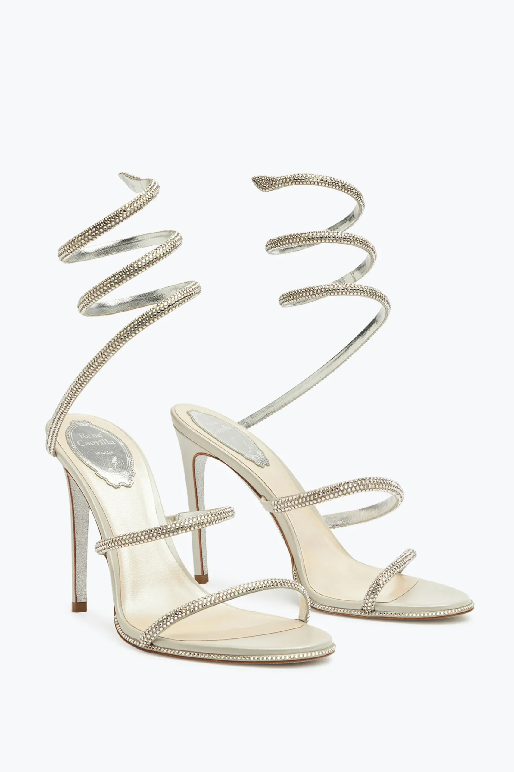 Icone|Sandali^Rene Caovilla Sandalo Cleo Perla 105 Grigio