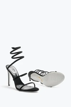 Sandali^Rene Caovilla Sandalo Cleo In Suede 105 Nero