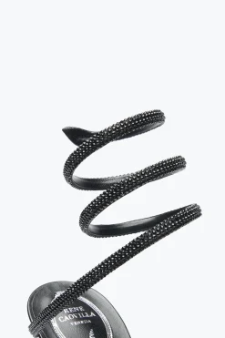 Clutch|Icone^Rene Caovilla Sandalo Cleo 105 Nero