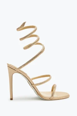 Per Le Invitate|Icone^Rene Caovilla Sandalo Cleo Oro 105 Beige