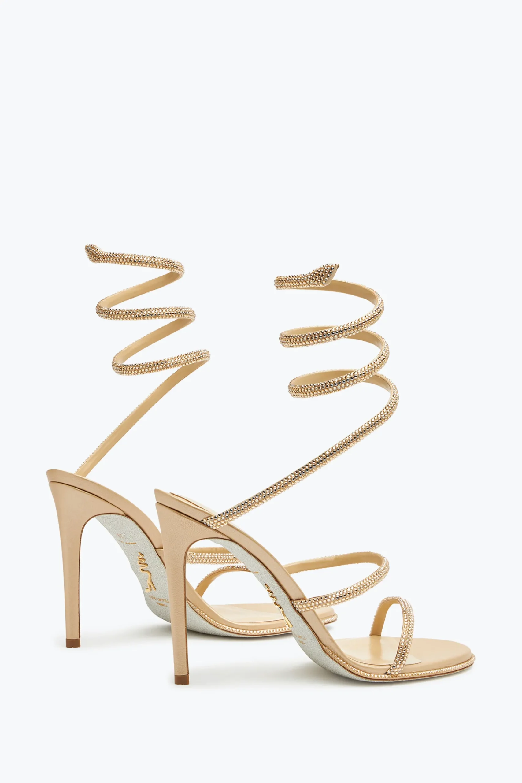 Per Le Invitate|Icone^Rene Caovilla Sandalo Cleo Oro 105 Beige