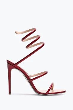 Sandali^Rene Caovilla Sandalo Cleo Metallizzato 105 Rosso