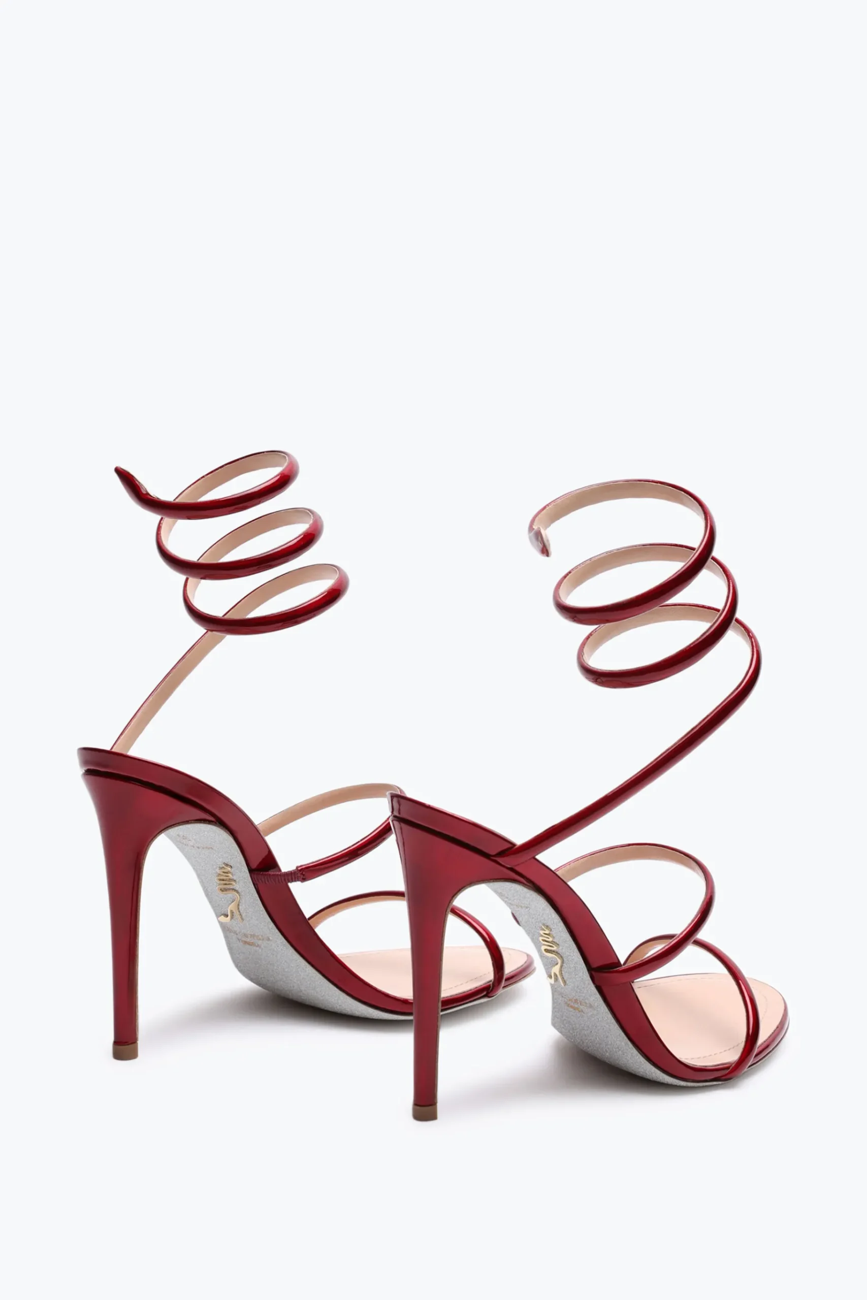 Sandali^Rene Caovilla Sandalo Cleo Metallizzato 105 Rosso