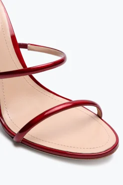 Sandali^Rene Caovilla Sandalo Cleo Metallizzato 105 Rosso
