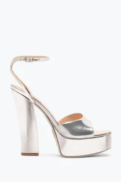 Platform|Sandali^Rene Caovilla SANDALO CON PLATEAU HELSA 140 Argento