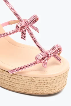 Platform|Sandali^Rene Caovilla SANDALO CON ZEPPA CATERINA CONFETTO 120 Rosa