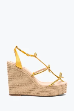 Platform|Sandali^Rene Caovilla SANDALO CON ZEPPA CATERINA 120 Giallo