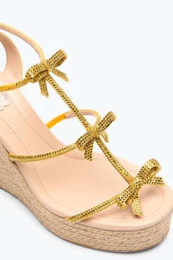 Platform|Sandali^Rene Caovilla SANDALO CON ZEPPA CATERINA 120 Giallo