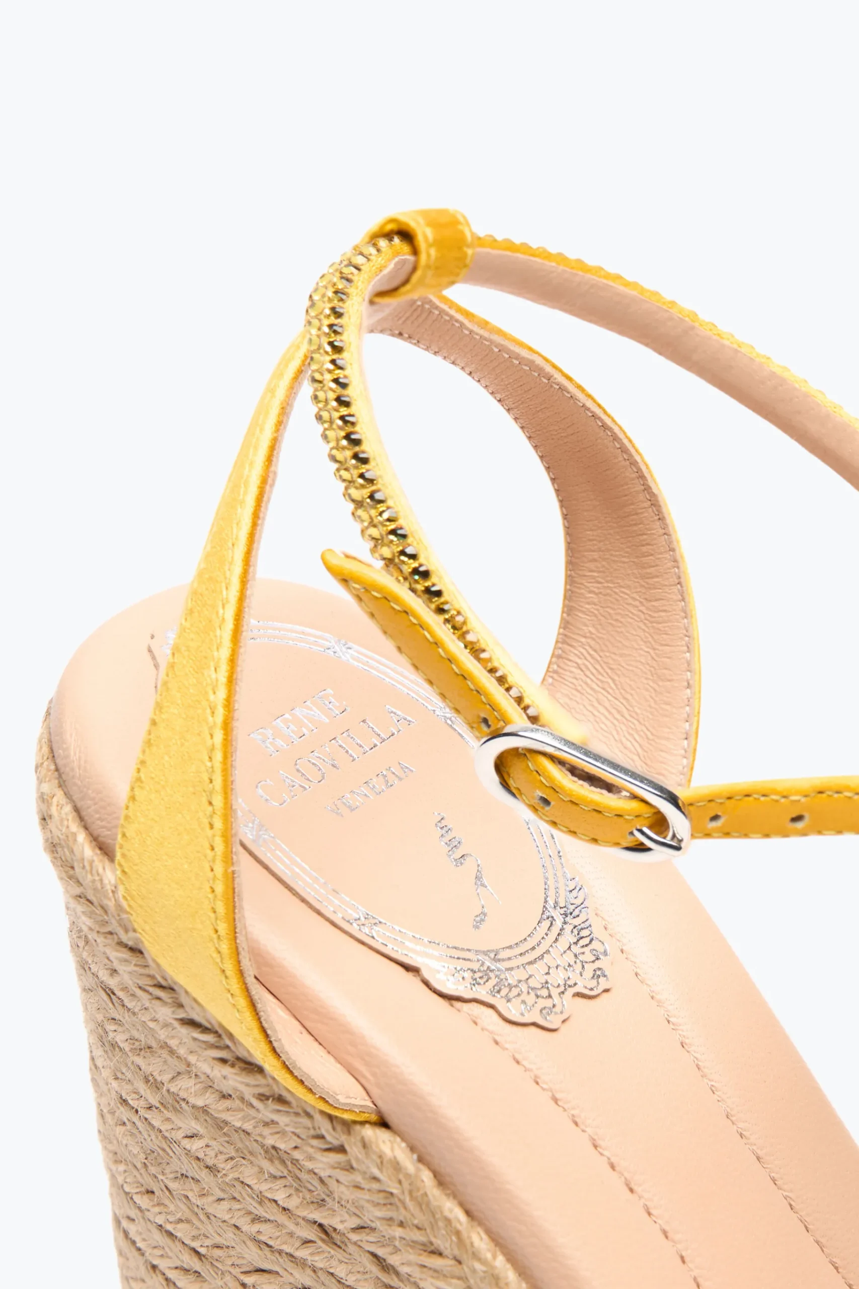 Platform|Sandali^Rene Caovilla SANDALO CON ZEPPA CATERINA 120 Giallo