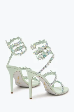 Per Le Invitate|Sandali^Rene Caovilla SANDALO EDEN 105 Verde menta