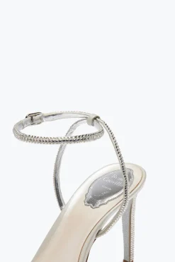 Per Le Damigelle|Icone^Rene Caovilla Sandalo Ellabrita Argento Con Cristalli 80 Grigio