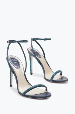 Icone|Sandali^Rene Caovilla Sandalo Ellabrita Azzurro Con Cristalli 105 Blu