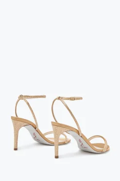 Per Le Damigelle|Icone^Rene Caovilla Sandalo Ellabrita Con Cristalli 80 Beige