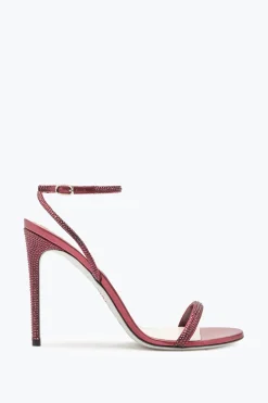 Icone|Sandali^Rene Caovilla Sandalo Ellabrita Vinaccia Con Cristalli 105 Rosso