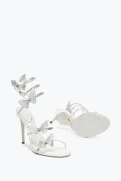 Collezione Sposa|Sandali^Rene Caovilla SANDALO FAIRY AVORIO 105 Bianco