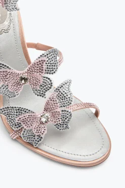 Per Le Invitate|Sandali^Rene Caovilla SANDALO FAIRY E ARGENTO 105 Rosa