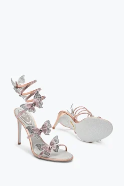 Per Le Invitate|Sandali^Rene Caovilla SANDALO FAIRY E ARGENTO 105 Rosa