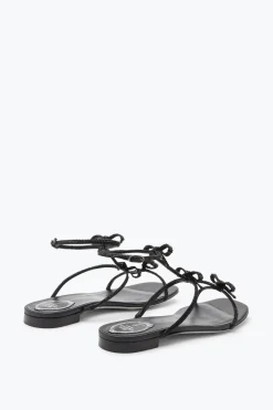 Flat^Rene Caovilla Sandalo Flat Caterina 10 Nero