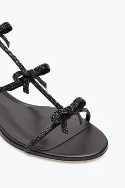 Flat^Rene Caovilla SANDALO FLAT CATERINA 10 Nero