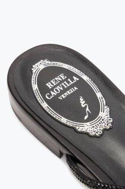 Flat^Rene Caovilla SANDALO FLAT CATERINA 10 Nero