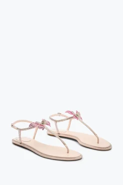 Per Le Invitate|Flat^Rene Caovilla SANDALO FLAT FAIRY 10 Rosa