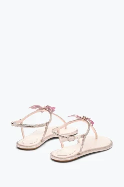 Per Le Invitate|Flat^Rene Caovilla SANDALO FLAT FAIRY 10 Rosa