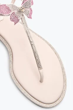 Per Le Invitate|Flat^Rene Caovilla SANDALO FLAT FAIRY 10 Rosa