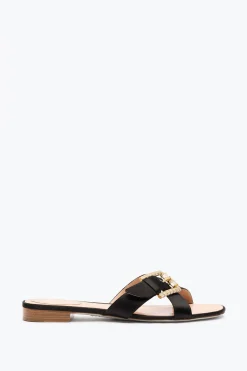 Mule^Rene Caovilla SANDALO FLAT MARTHA 10 Nero