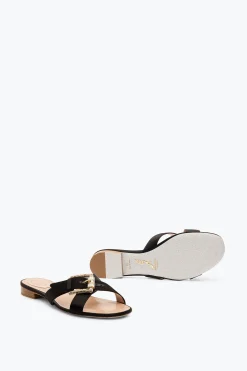 Mule^Rene Caovilla SANDALO FLAT MARTHA 10 Nero