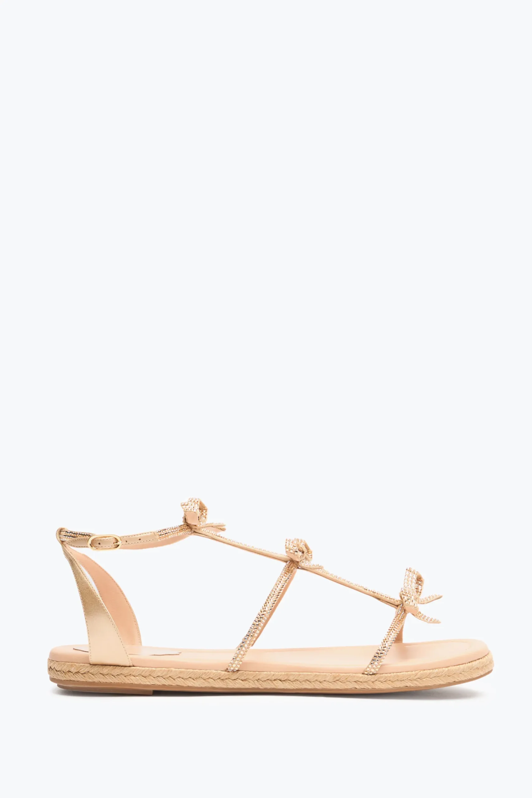 Flat^Rene Caovilla SANDALO FLATFORM CATERINA 10 Nude