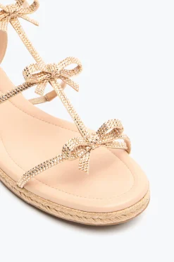 Flat^Rene Caovilla SANDALO FLATFORM CATERINA 10 Nude
