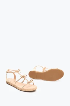 Flat^Rene Caovilla SANDALO FLATFORM CATERINA 10 Nude