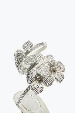 Collezione Sposa|Sandali^Rene Caovilla Sandalo Floriane 80 Bianco
