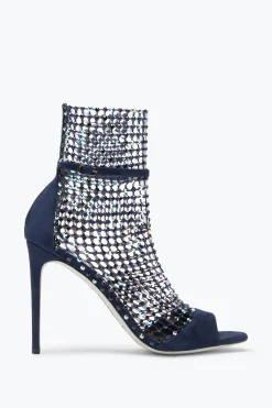 Icone|Sandali^Rene Caovilla Sandalo Galaxia Scuro Con Cristalli 105 Blu