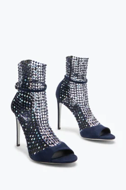 Icone|Sandali^Rene Caovilla Sandalo Galaxia Scuro Con Cristalli 105 Blu