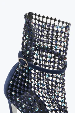 Icone|Sandali^Rene Caovilla Sandalo Galaxia Scuro Con Cristalli 105 Blu