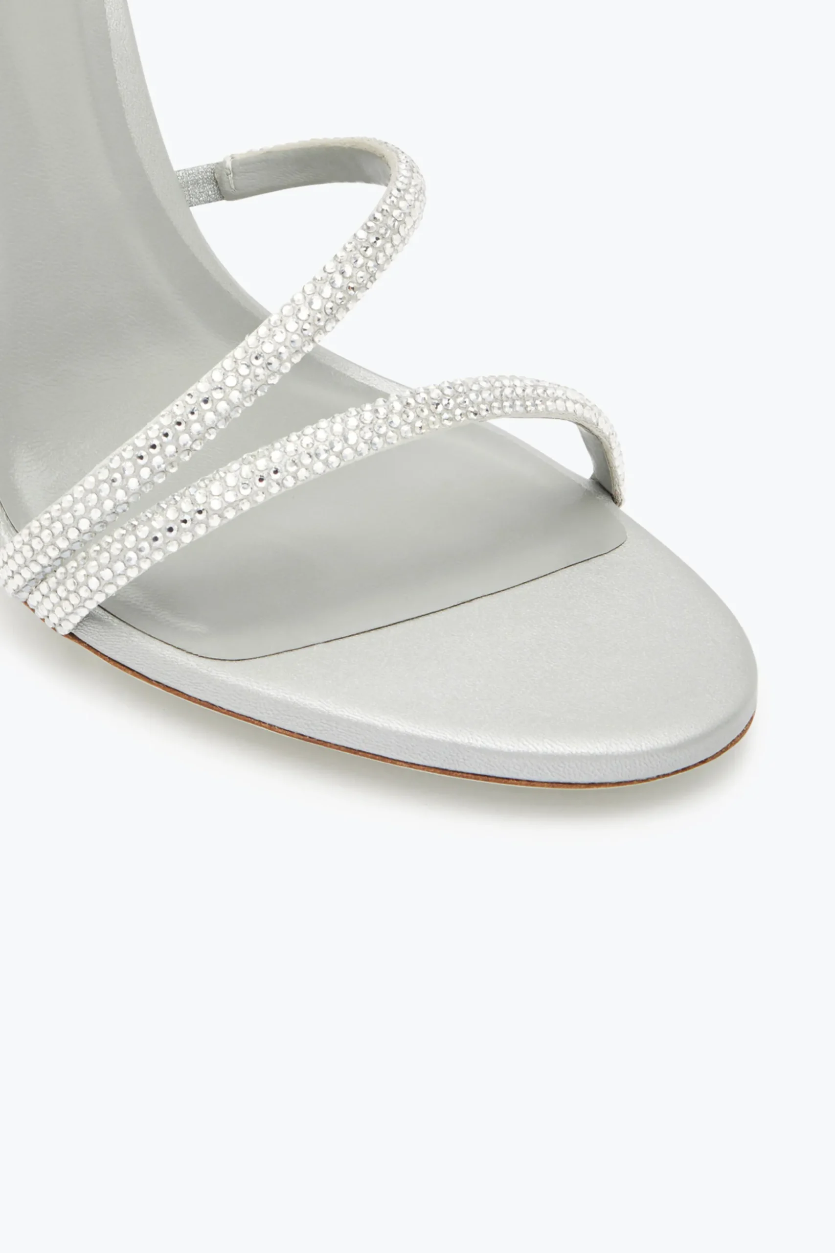 Sandali^Rene Caovilla Sandalo Margot 105 Con Cristalli Grigio