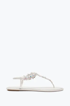 Per Le Invitate|Collezione Sposa^Rene Caovilla SANDALO INFRADITO EDEN 10 Avorio