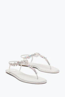 Per Le Invitate|Collezione Sposa^Rene Caovilla SANDALO INFRADITO EDEN 10 Avorio