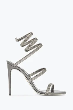 Icone|Sandali^Rene Caovilla Sandalo Juniper Metal 105 Grigio