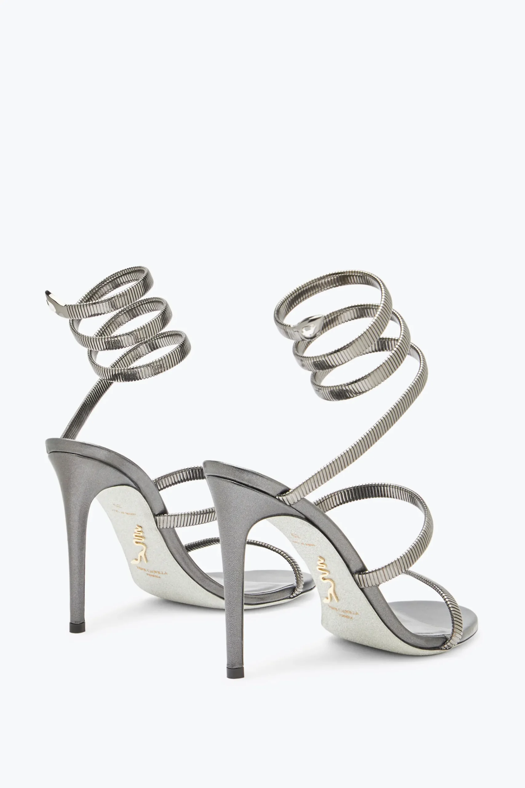 Icone|Sandali^Rene Caovilla Sandalo Juniper Metal 105 Grigio