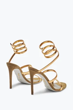 Sandali^Rene Caovilla Sandalo Juniper Oro E 105 Kaki
